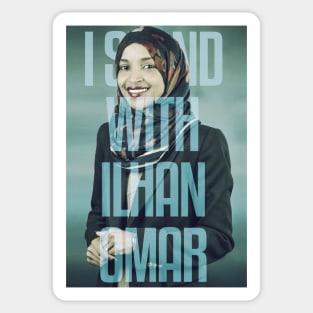 I Stand With Ilhan Omar Sticker